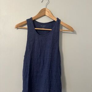 Madewell Blue Sleeveless Tank Top